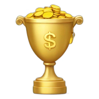 Tresor and many gold coin sticker