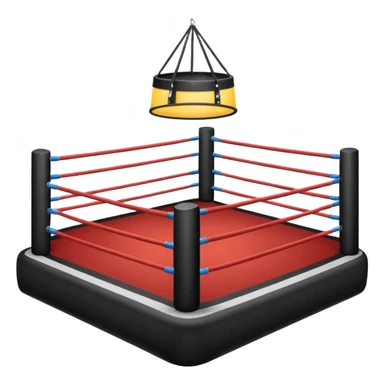 wrestling ring sticker