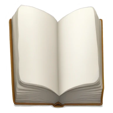 closed book with white cover sticker