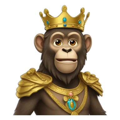 Le rois singe sticker