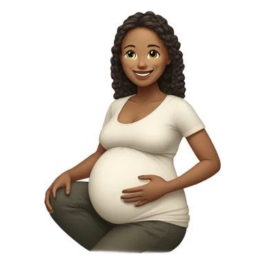 Mom pregnant  sticker