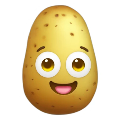 Kawaii potato sticker