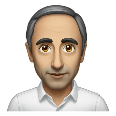 Black Éric zemmour sticker
