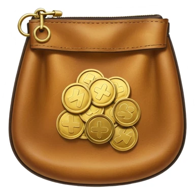 pouch of coins sticker