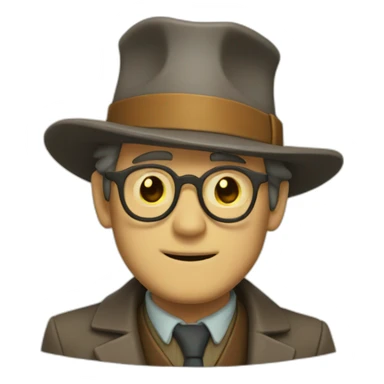 professor layton sticker