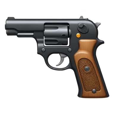 A handgun sticker
