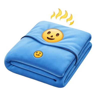 electric blanket no smiley no face sticker