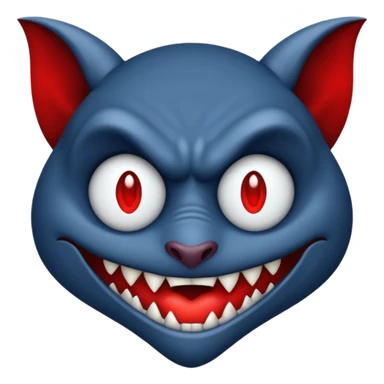 O inima mov,cu trecere spre albastru deschis si coada de drac! sticker