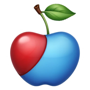 Une  cerise bleu ils8 sticker