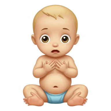 poor impoverished begging baby sticker