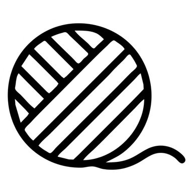 клубок минимализм sticker