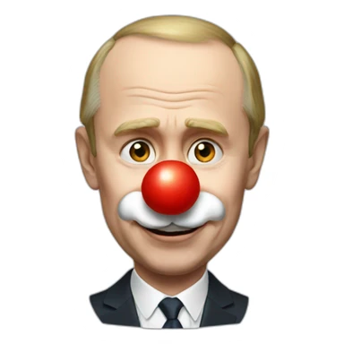 putin is clown sticker