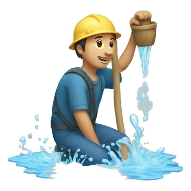 water puller sticker