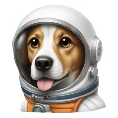 Astronaut dog sticker