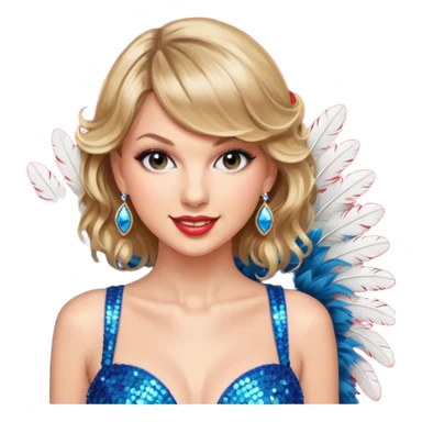 Taylor swift in the life a showgirl  sticker