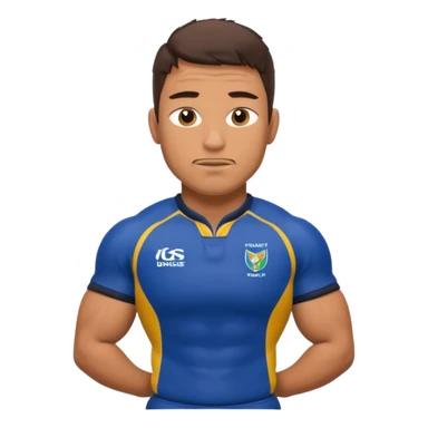 Joueur de rugby sticker