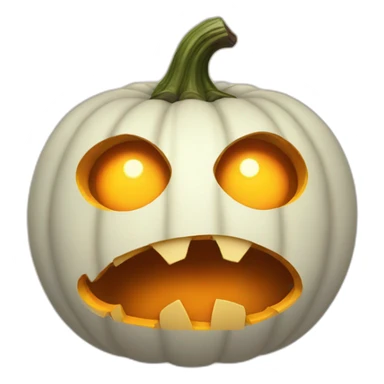The Astonished Pumpkin sticker