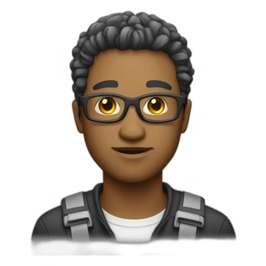 white IT engineer sticker