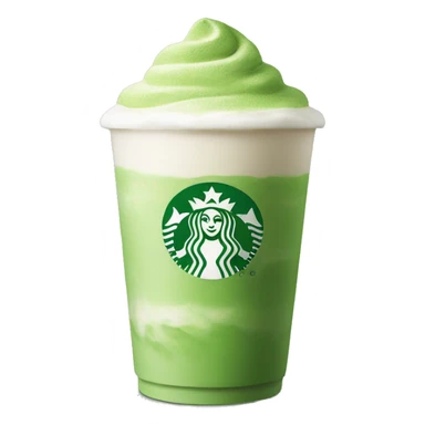 Starbucks matcha latte sticker