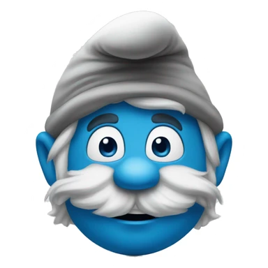 Smurf sticker