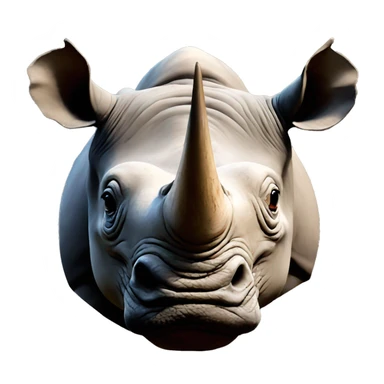black rhino sticker
