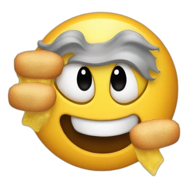 Mais la main devant la bouche sticker