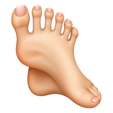Foot with toe ring sticker