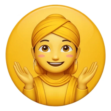 Namaste emoji sticker sticker