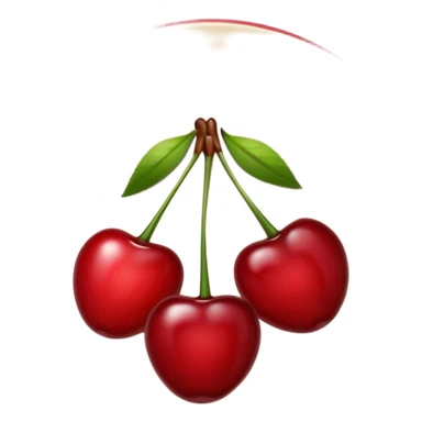 beige plate with cherries in it sticker