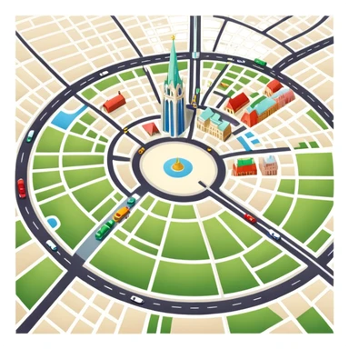 a map of vienna  sticker