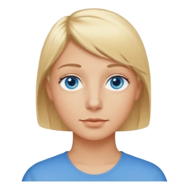 short blond hair blue eyes 5ft 9 140lbs Italian sticker