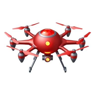 flying orb shaped futuristic targeting drone acquires target and paints with laser. sci-fi war sticker