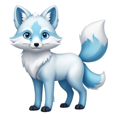 Arctic-Fox-Glaceon-hybrid full body sticker
