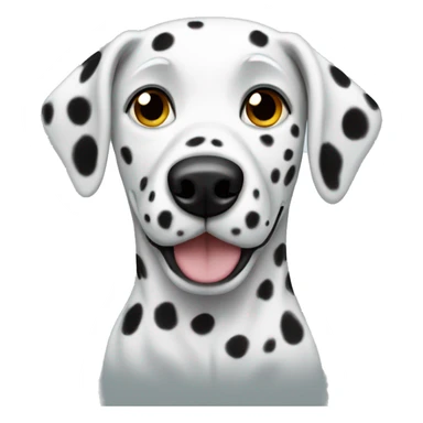 dalmatian dog  sticker