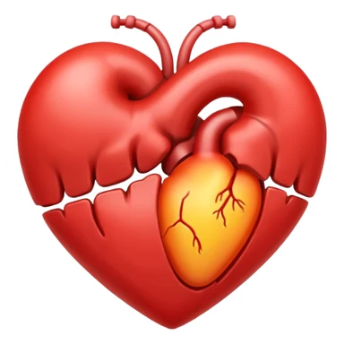 heartbeat heart sticker