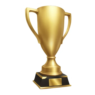 trophy 1st gold sticker