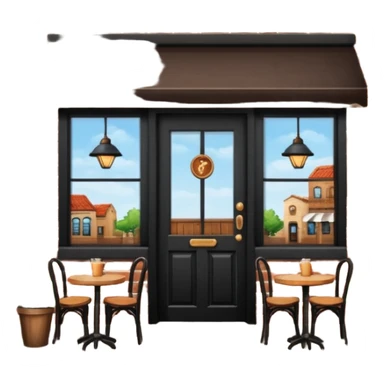 tienda por fuera de café ARUA sticker