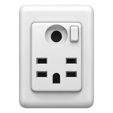 Electrical power outlet socket  sticker