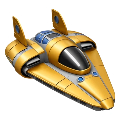 a star wars space ship sticker