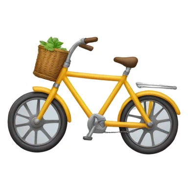 Flying bicycle sticker