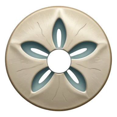 White sand dollar sticker