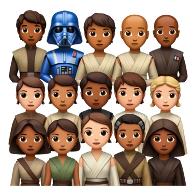 Star Wars characters  sticker