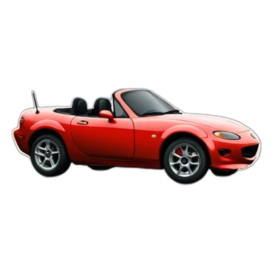 Mazda miata sticker