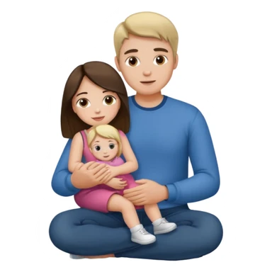 A guy holding a girl on her ass sticker