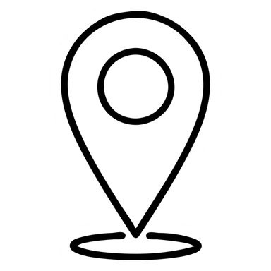 Location pin marker for maps sticker