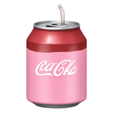 Light pink coke sticker