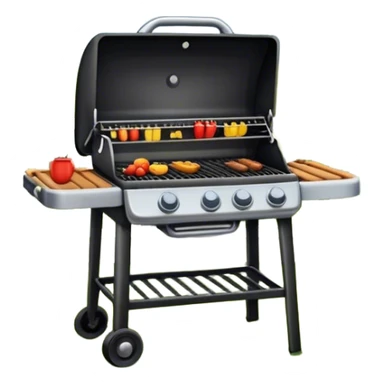 Backyard grille sticker