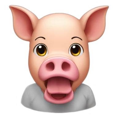 Beat eat a pig sticker