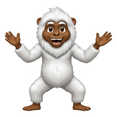 yeti dancing sticker