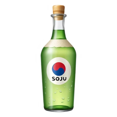 (korean alchol)soju sticker